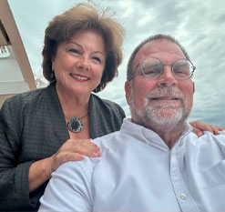 Patricia Latchford Haresign, BSN, MS, NBC-HWC and David Haresign, FAIA. Link to their story